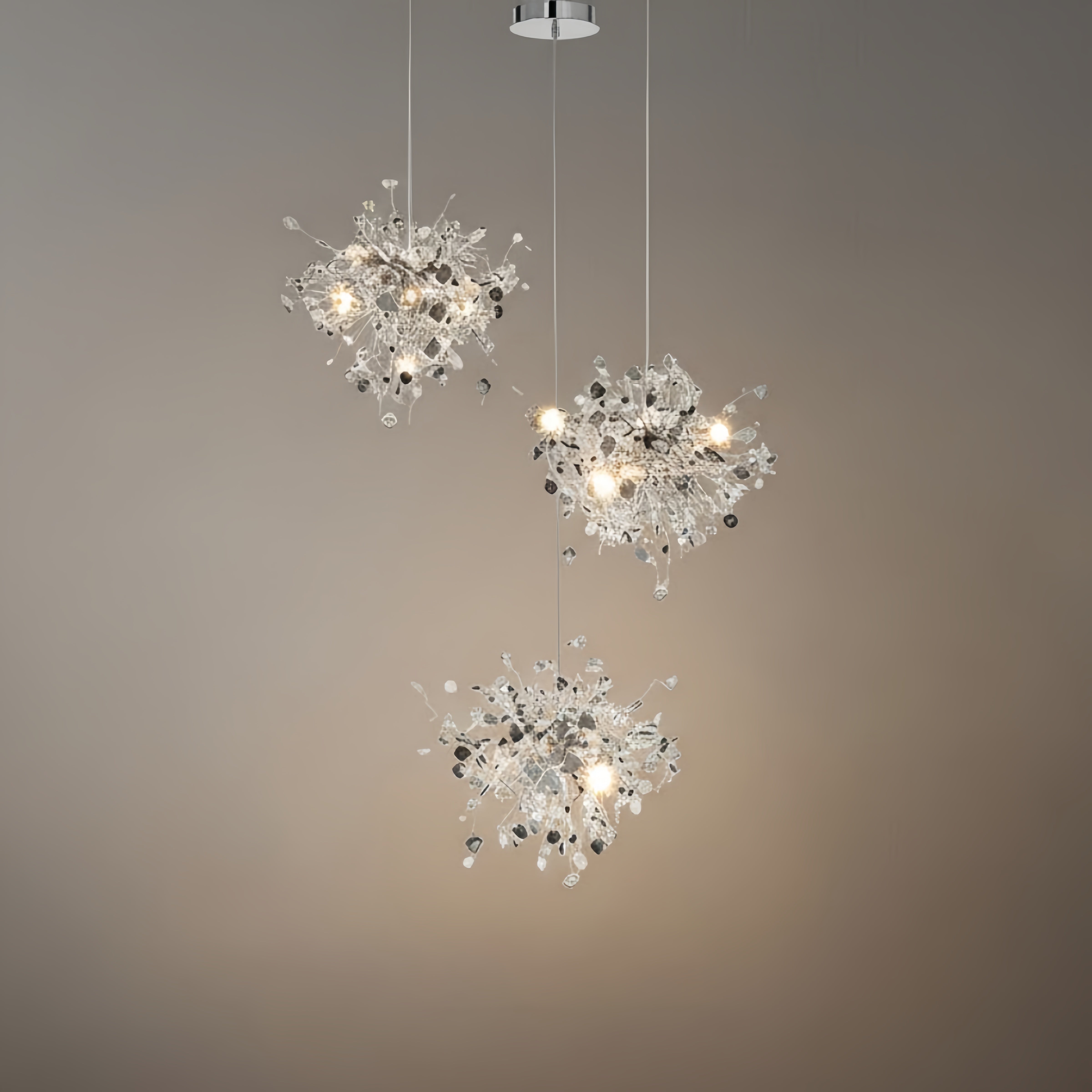 Excelis Art Deco Cluster Chandelier